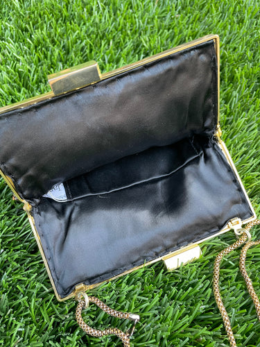 1980’s Jacobson’s Black Silk Beaded Handbag
